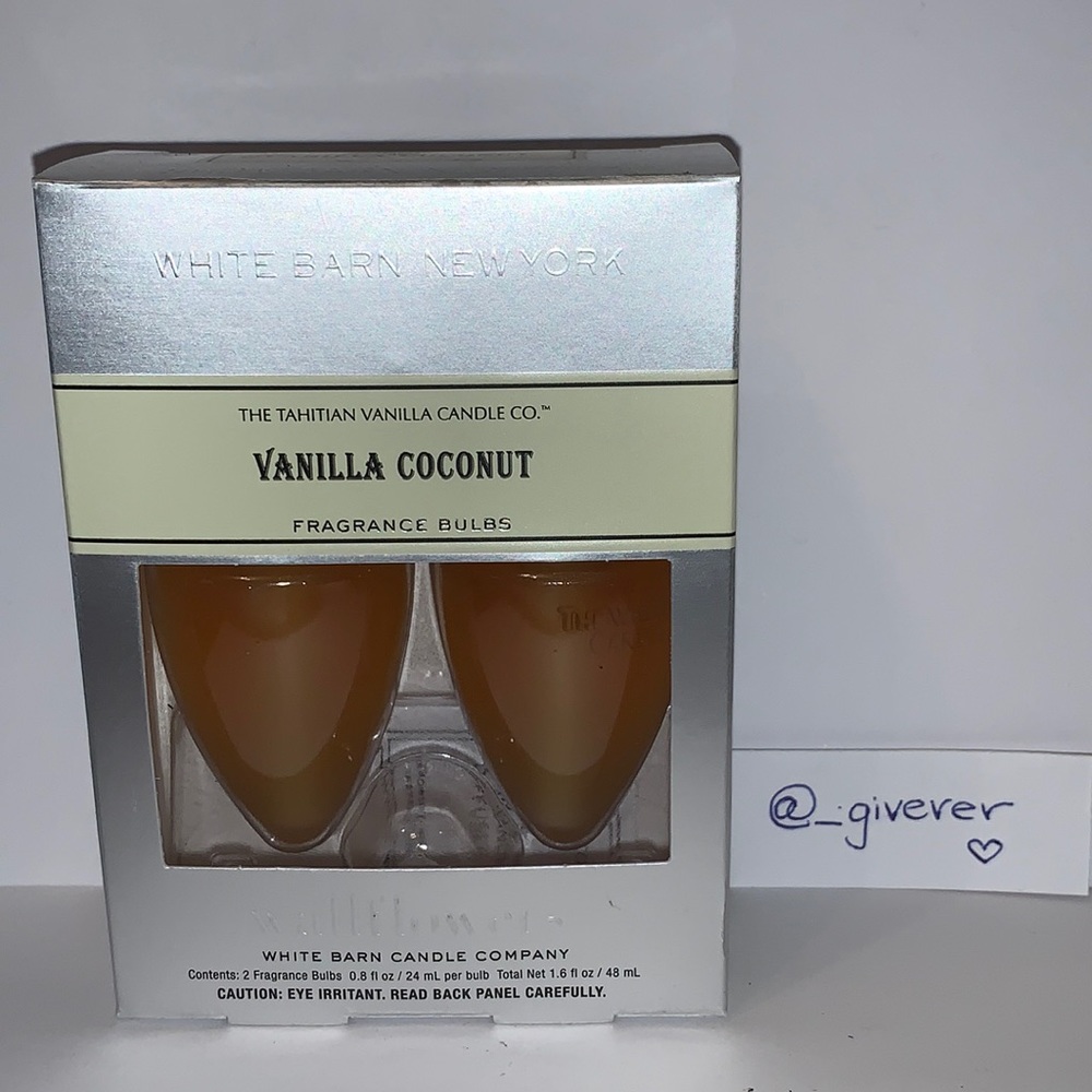 Vanilla Coconut 🥥 🍨 Wallflower Refills 2 Pack